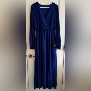 Lulu's Royal Maxi Dress